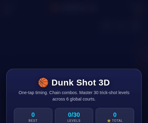 Dunk Shot 3D