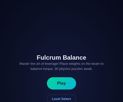 Fulcrum Balance
